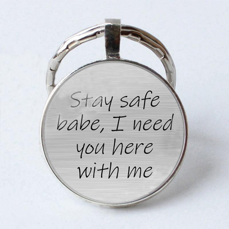 Personalised Funny Message Keychain - LOX VAULT