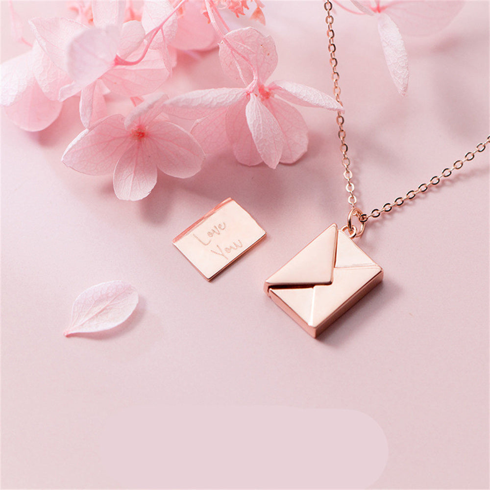 Personalised Envelope Necklace