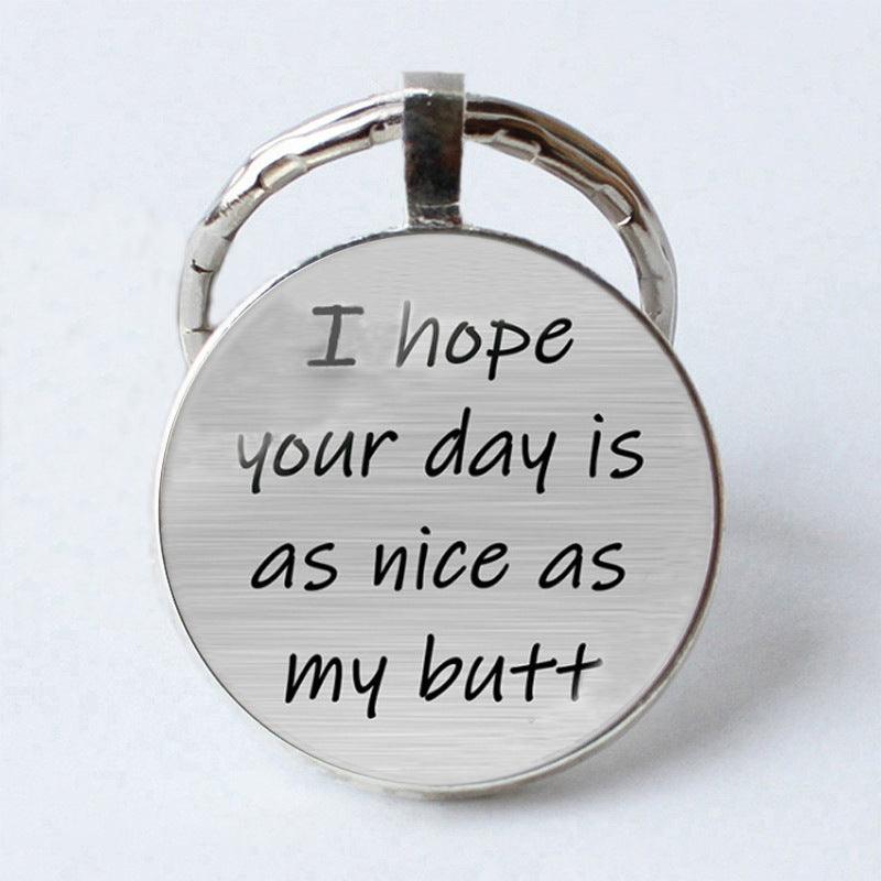 Personalised Funny Message Keychain - LOX VAULT