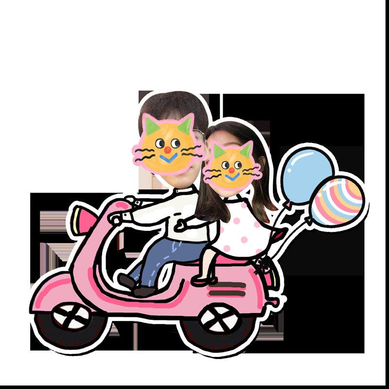 Personalised Cartoon Photo Acrylic Keychain - LOX VAULT