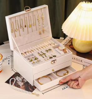 High-end Jewelry Box Delicate Stud Earrings - LOX VAULT
