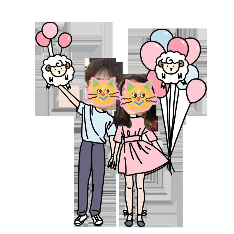 Personalised Cartoon Photo Acrylic Keychain - LOX VAULT