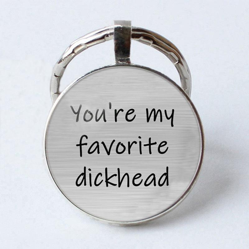 Personalised Funny Message Keychain - LOX VAULT