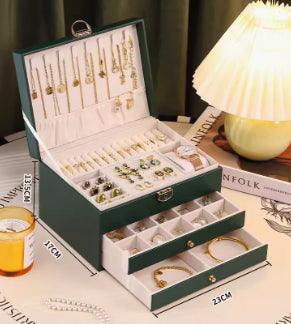High-end Jewelry Box Delicate Stud Earrings - LOX VAULT