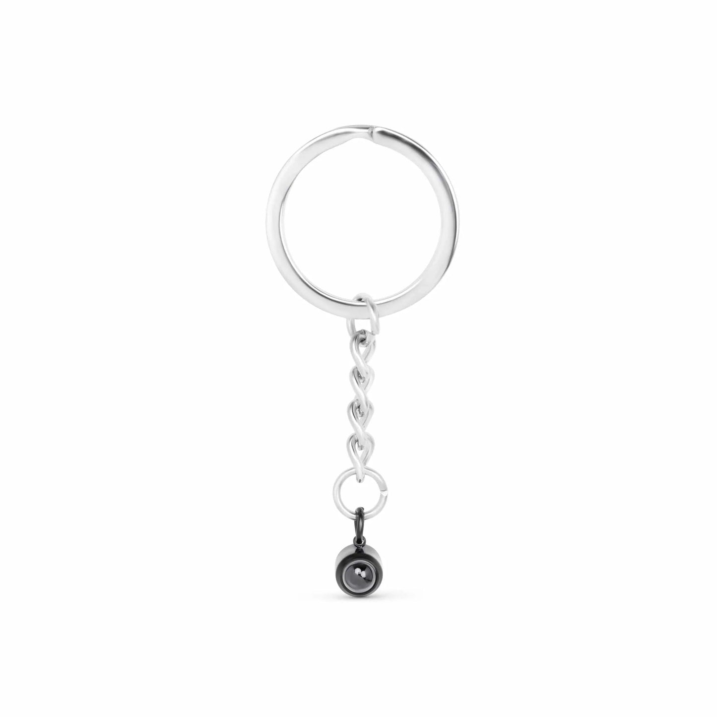 Personalised Circle Photo Projection Keychain - Lox Vault