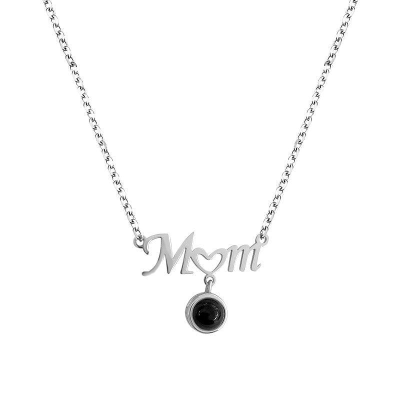 Personalised MOM Projection Necklace - LOX VAULT
