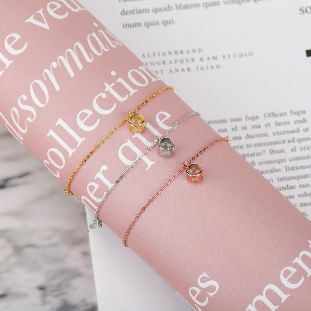 Personalised Photo Projection Bracelet In 100 Languages I Love You - LOX VAULT