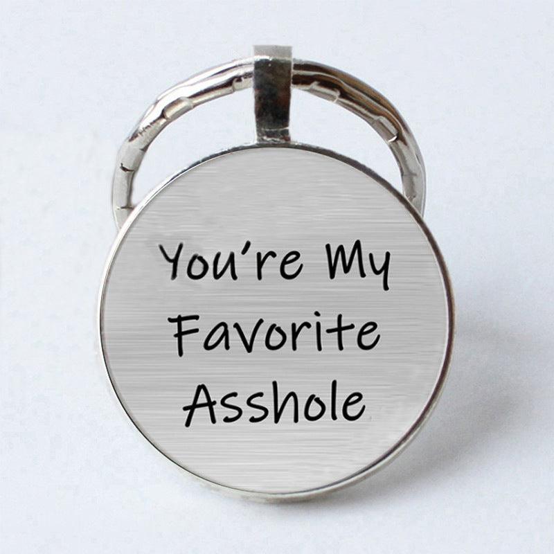 Personalised Funny Message Keychain - LOX VAULT