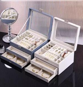 High-end Jewelry Box Delicate Stud Earrings - LOX VAULT