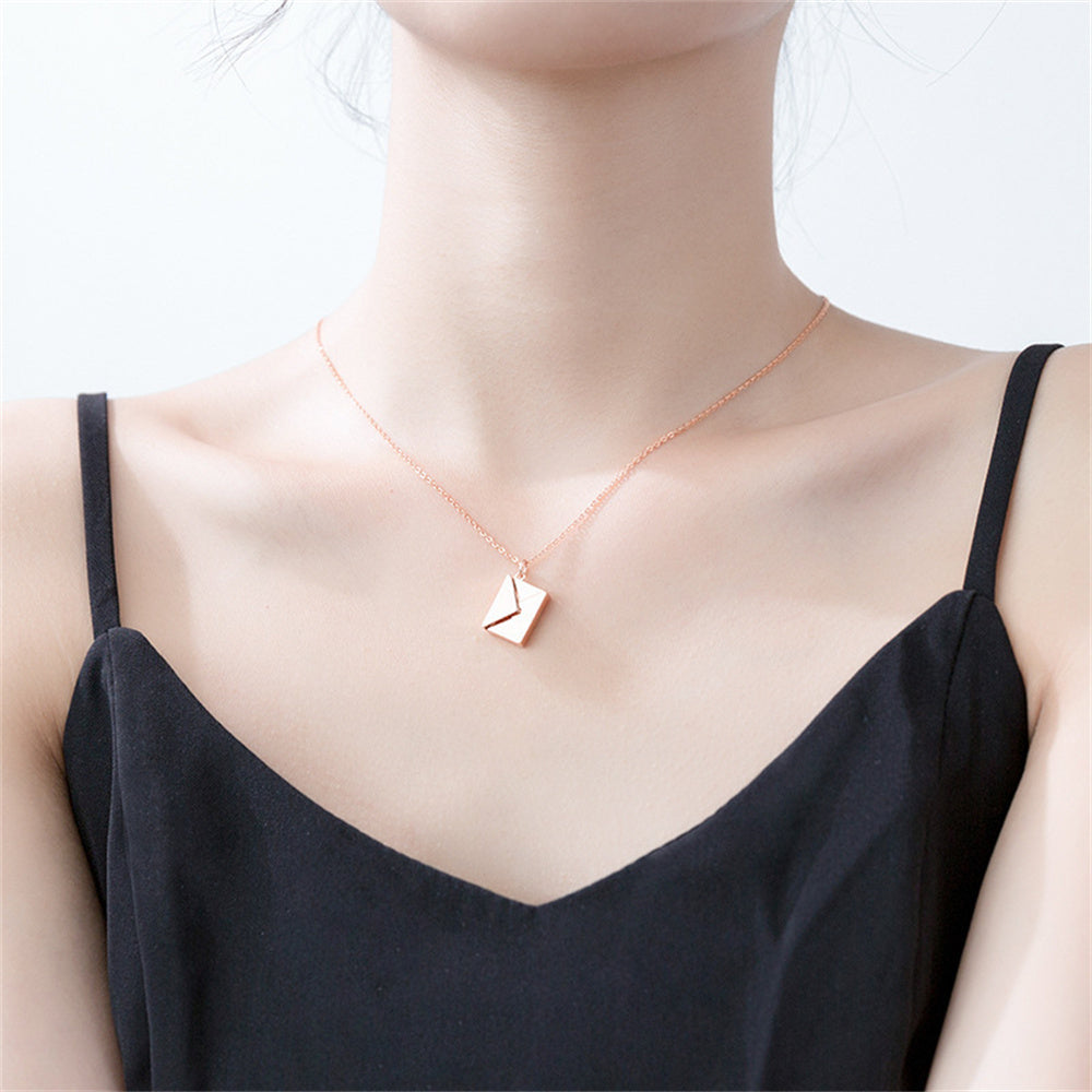 Personalised Envelope Necklace