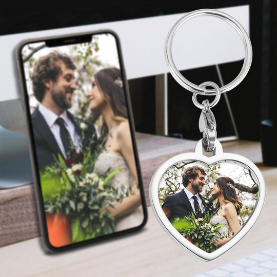Personalised Colour Photo Keychain - LOX VAULT