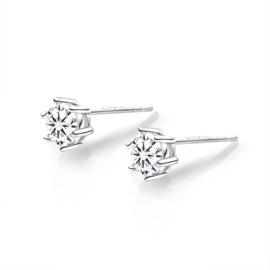 Six-claw Sterling Silver Studs - Lox Vault