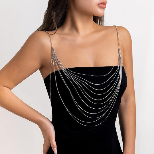 Chic Layered Hollow Backless Cable Chain - LOX VAULT