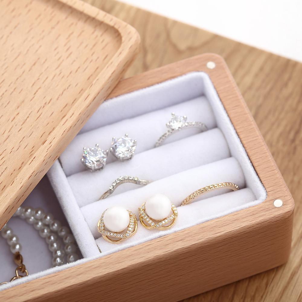 Luxury Magnetic Wooden Jewelry Box - Elegant Storage Organizer - LOX VAULT