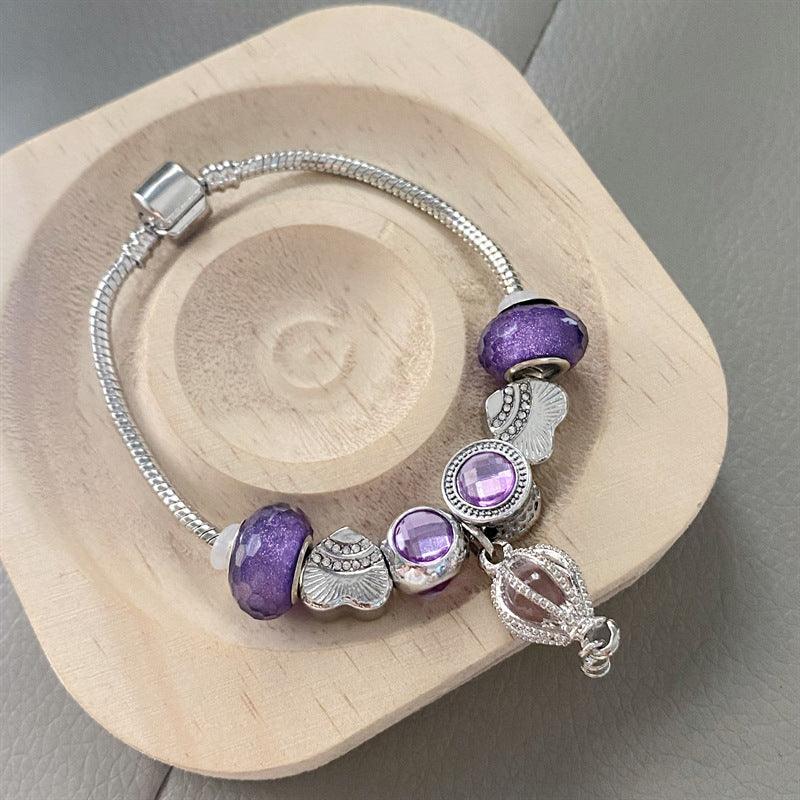 Panjia Style Beaded Purple Bracelet - LOX VAULT
