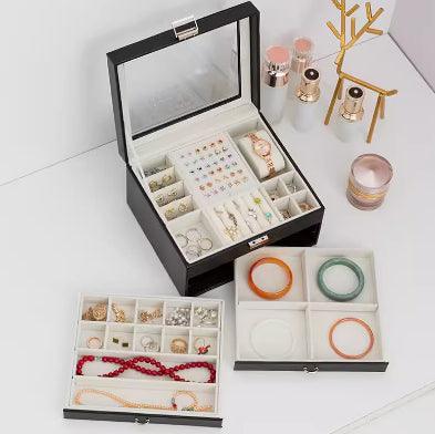 High-end Jewelry Box Delicate Stud Earrings - LOX VAULT