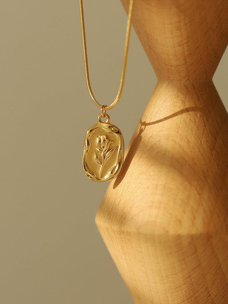 Tulip Snake Bone Necklace - LOX VAULT
