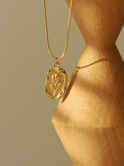 Tulip Snake Bone Necklace - LOX VAULT