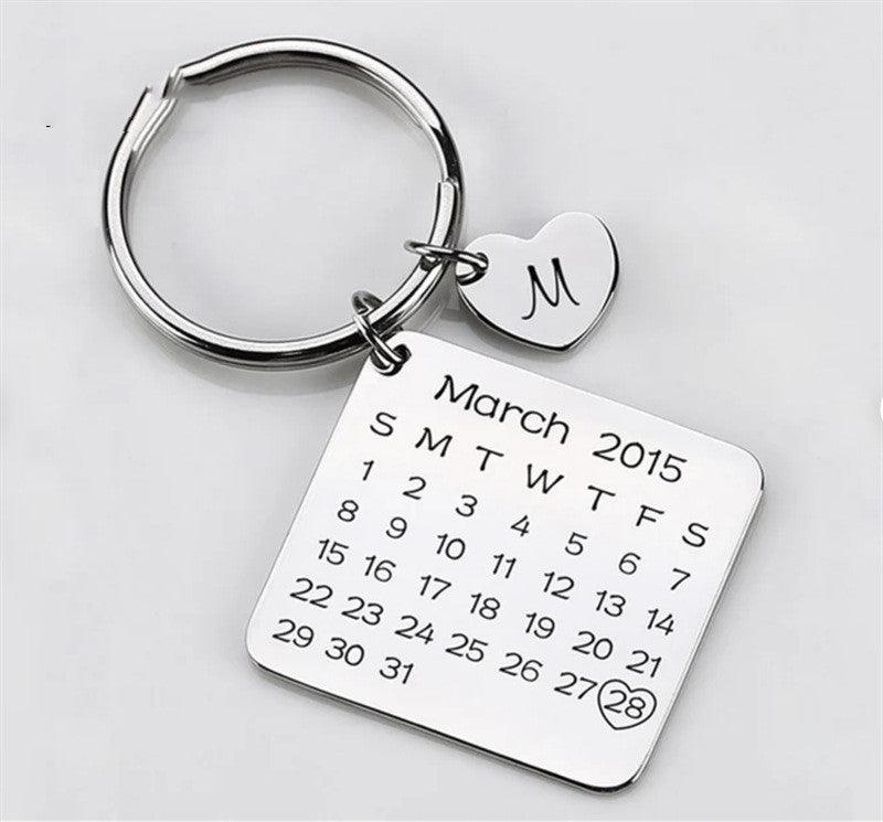 Personalised Calendar Keychain - LOX VAULT