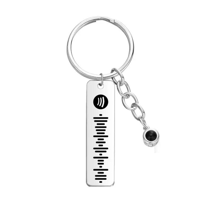 Personalised Tag Photo Projection Keychain - LOX VAULT