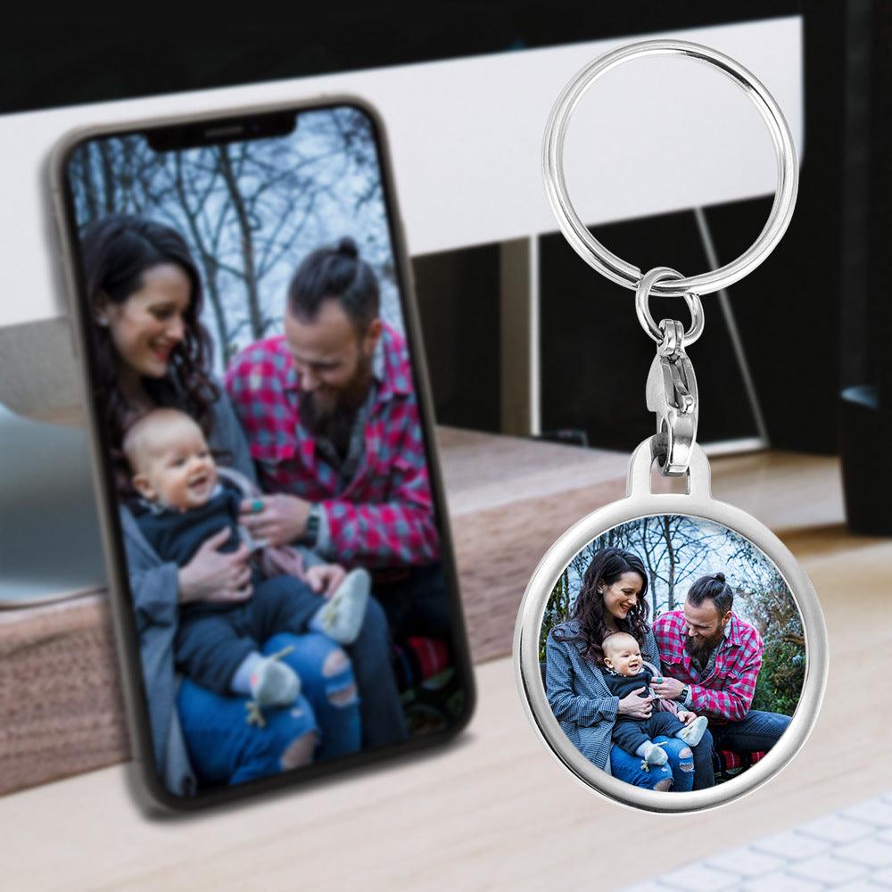 Personalised Colour Photo Keychain - LOX VAULT