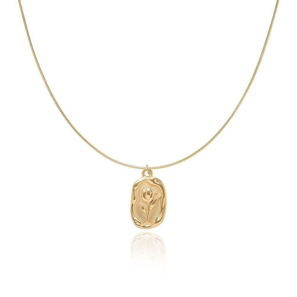 Tulip Snake Bone Necklace - LOX VAULT