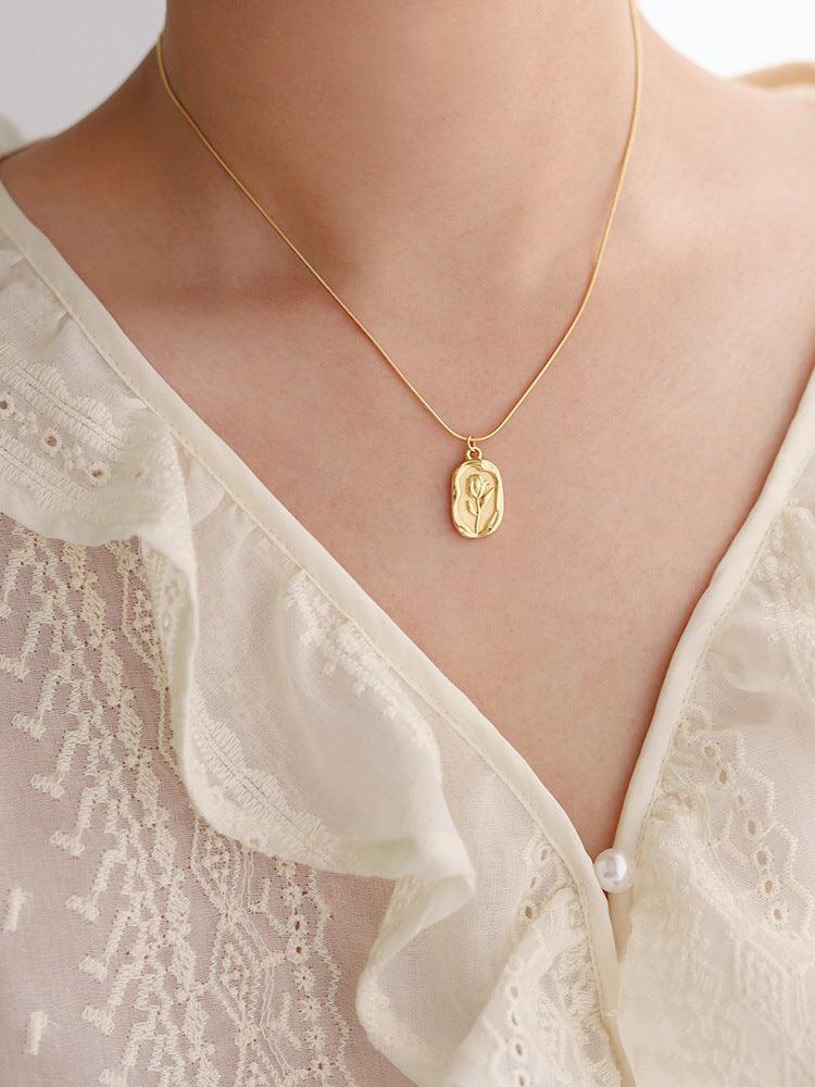 Tulip Snake Bone Necklace - LOX VAULT