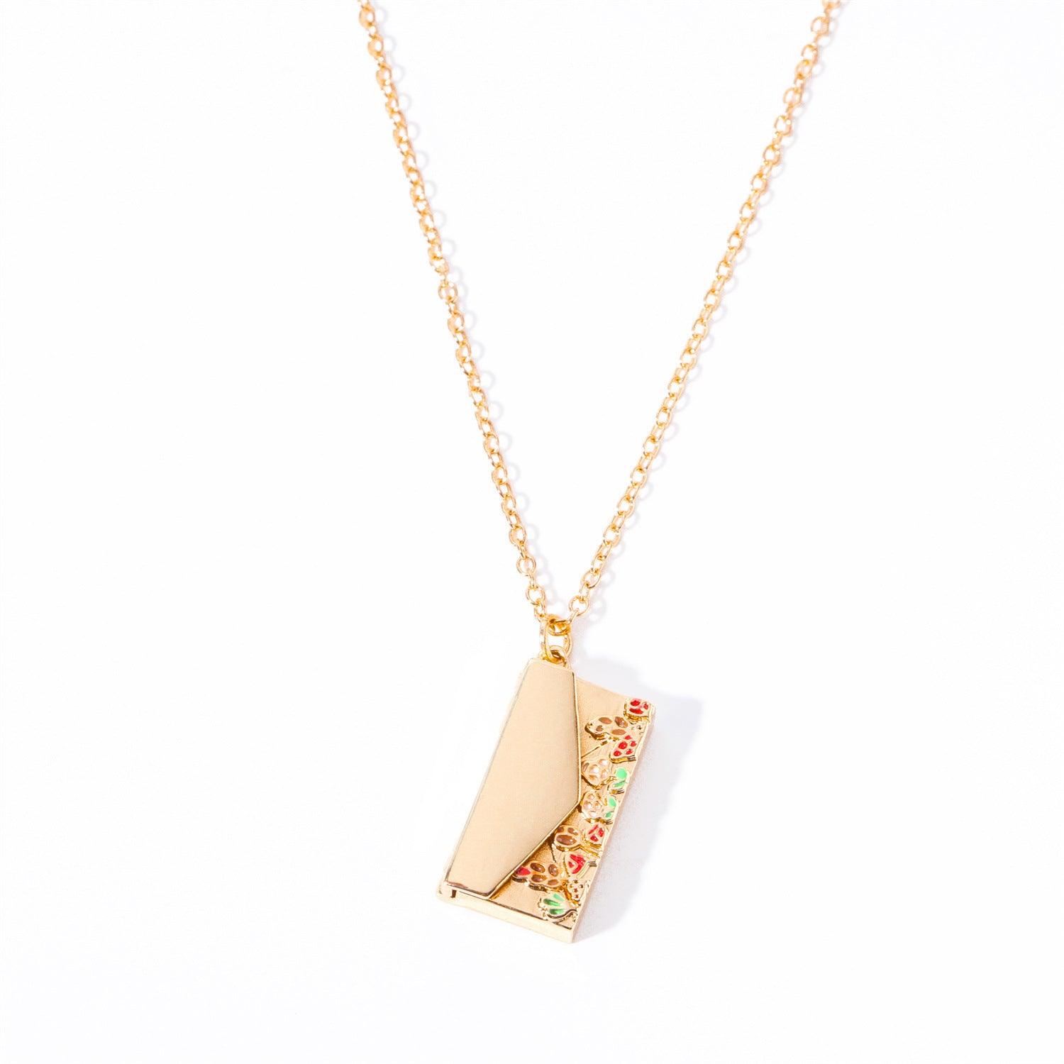Small Box Pendant Necklace Ornament - LOX VAULT