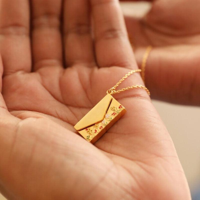 Small Box Pendant Necklace Ornament - LOX VAULT