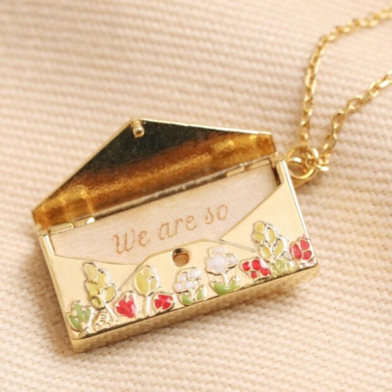 Small Box Pendant Necklace Ornament - LOX VAULT