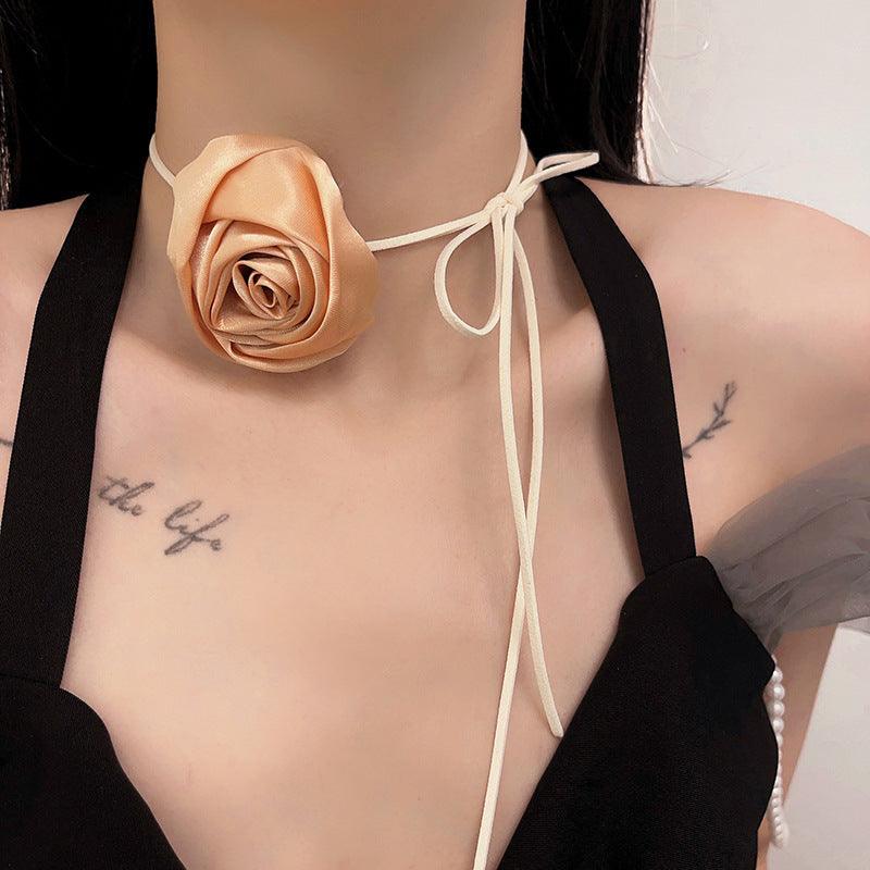 Handmade Collar Wrist Flower Silk - LOX VAULT