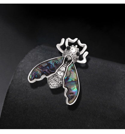 Insect Corsage Abalone Shell Brooch - LOX VAULT