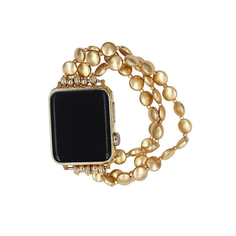 Round Beaded Apple Watch Bracelet Band - LOX VAULT