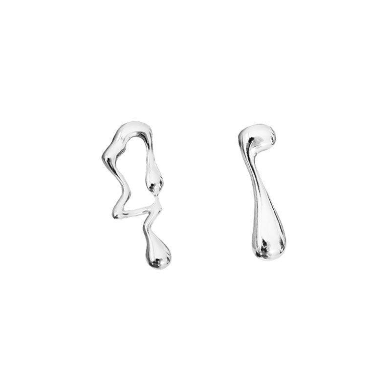 Asymmetric Lava Earrings - LOX VAULT