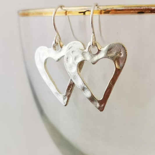 Irregular Retro Heart-shaped Earrings - LOX VAULT