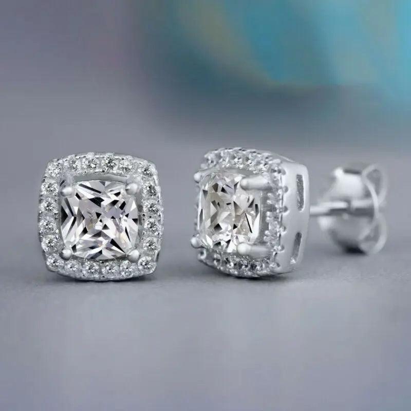 9mm CZ Round Stud Earrings - LOX VAULT
