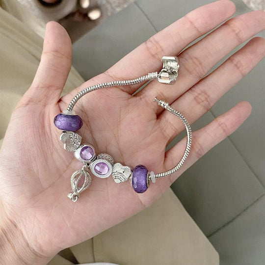 Panjia Style Beaded Purple Bracelet - LOX VAULT