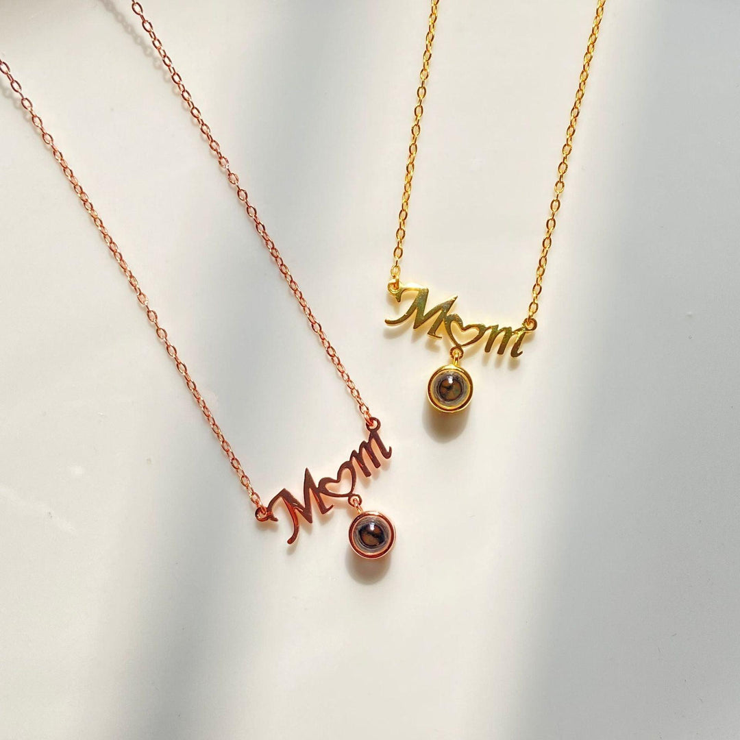 Personalised MOM Projection Necklace - LOX VAULT