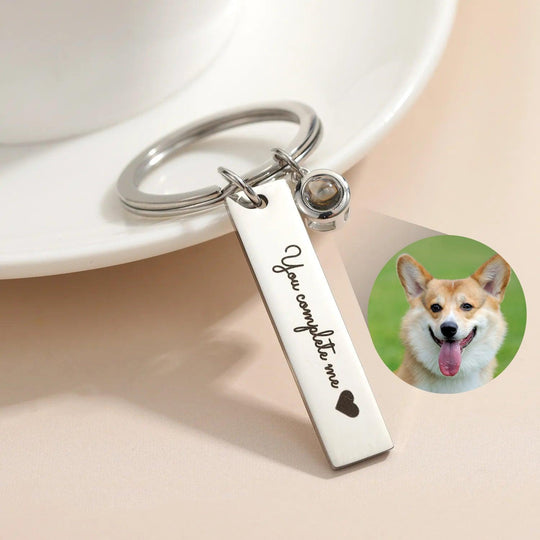 Personalised Tag Photo Projection Keychain - LOX VAULT