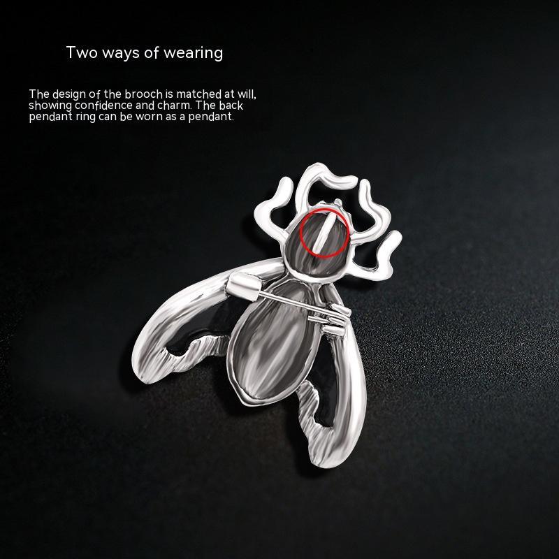 Insect Corsage Abalone Shell Brooch - LOX VAULT